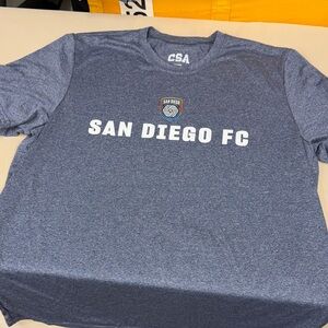 San Diego FC Men’s Heather Navy Graphic Tee XL new CSA